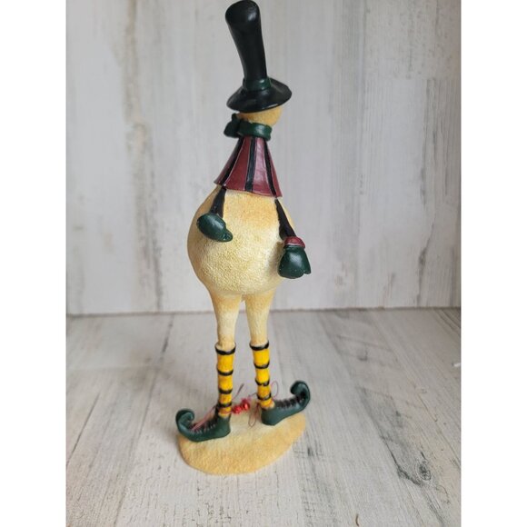 Tall stocking elf snowman AS IS Xmas figure decor - Picture 5 of 9